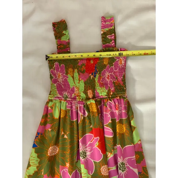 Entro Floral Smocked Maxi Dress size‎ small - Image 5