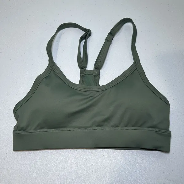 Viicaya Vii‎ Sports Bra Racerback Size iii Sage Athletic Activewear Gym Yoga - Image 2