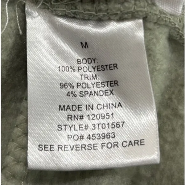 Olive +‎ Oak Sage Green Fleece Joggers Sweatpants Pockets Womens Medium - Image 6