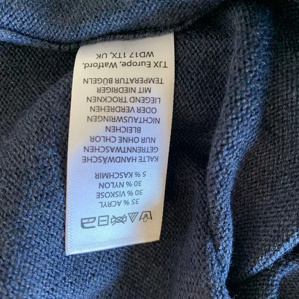 5/$25 NWT Artisan NY Navy Striped‎ Knit Dress - Image 7