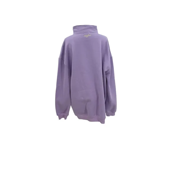 Mayfair Group Choose Kindness Quarter Zip Oversized Lavender‎ Sweatshirt XXL - Image 9