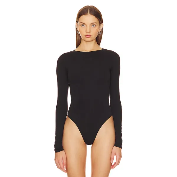 Revolve AFTM “Carson” Bodysuit in black, size small - Image 3