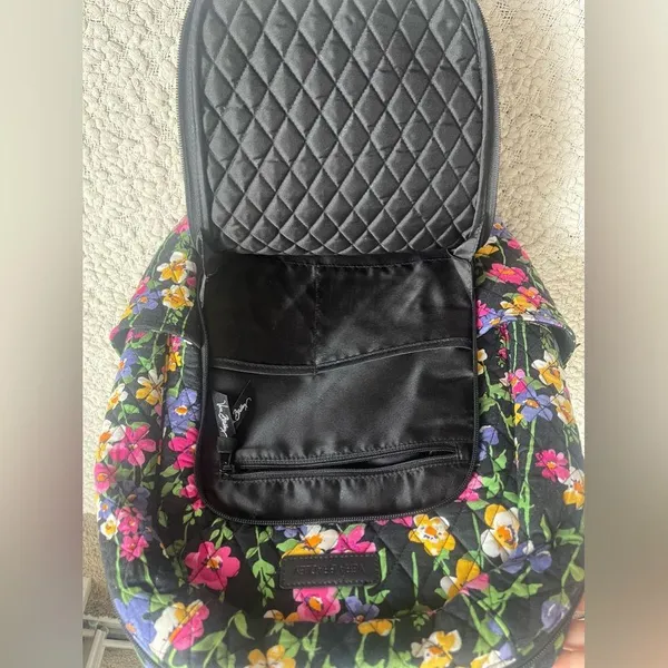 Vera Bradley Wildflower Garden Laptop Large Backpack - Image 2