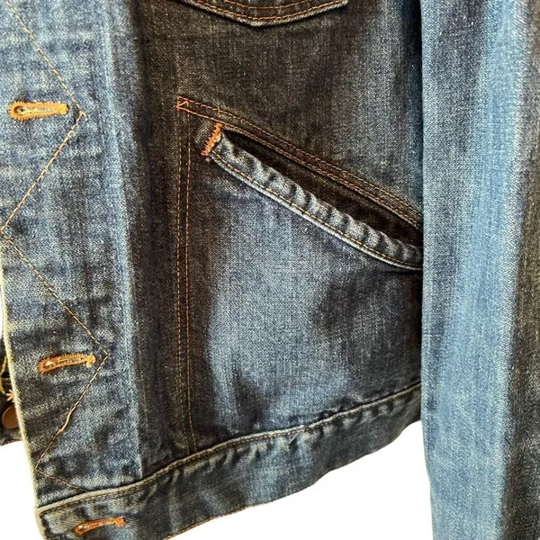 Wrangler Owl Embroidered Jean Trucker Jacket Vintage 70’s - Image 9