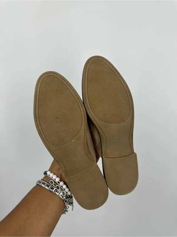 Indigo Road Tan Boho Flat Loafers Shoes Women's Size 7 - Image 8