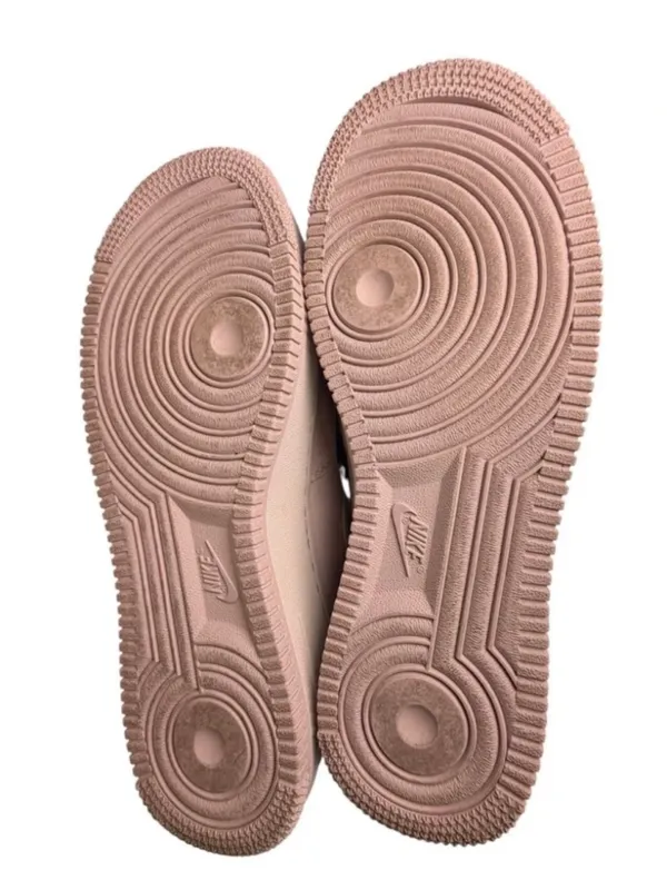 Nike Air Force 1 Mid Sneakers in Pink and White US M8 W9.5 - Image 6