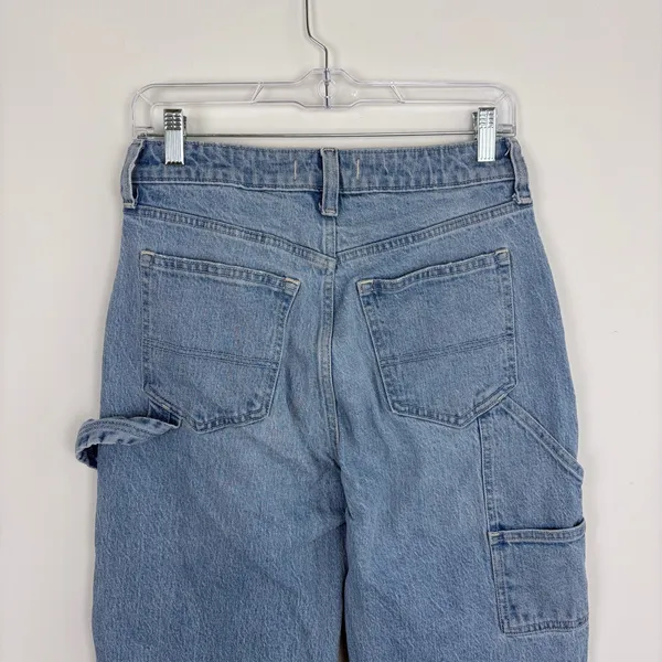 Abercrombie & Fitch The '90s Relaxed Jean High Rise Cargo Curve Love 27/4 Long - Image 8