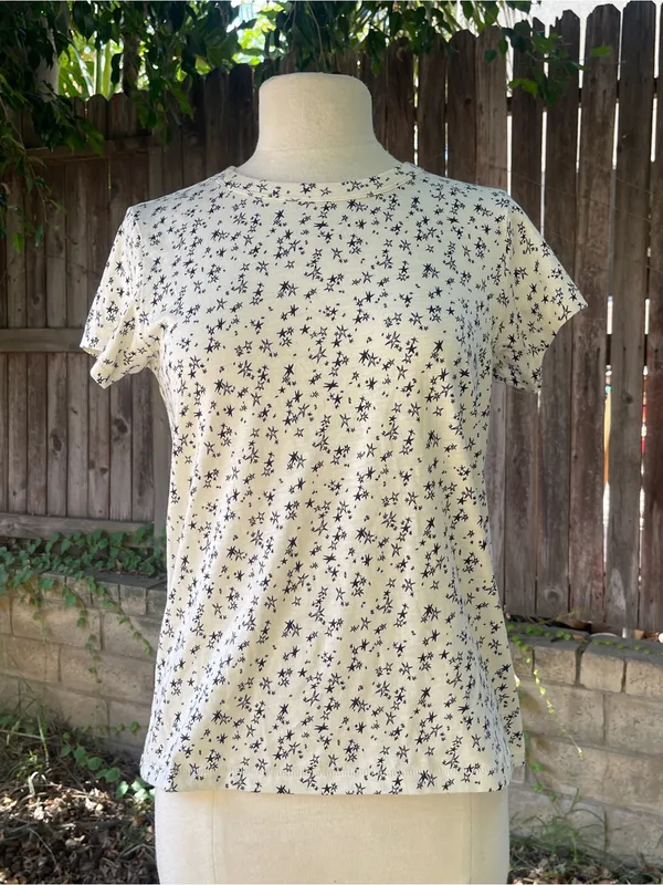 Rag & Bone All Over Stars T-shirt streetwear casual celestial essential M - Image 3