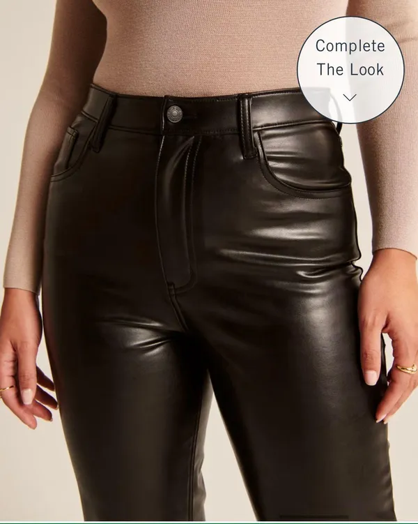 Abercrombie Leather Pants - Image 4