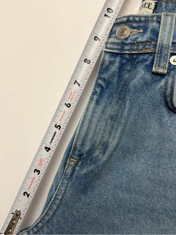 We The Free Xena High Rise Slim Straight Jeans 26 - Image 3