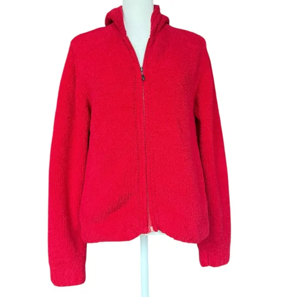 Columbia Full Zip Red Hoodie Jacket‎ Sz M - Image 2
