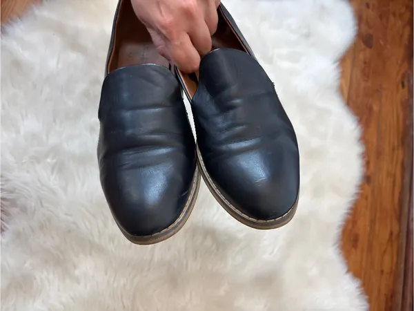 Indigo rd. Solid Black Faux Leather Loafers - Image 7