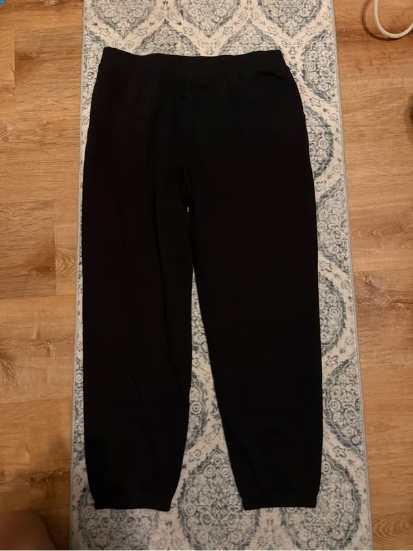 Time and Tru Black Jogger Pants XL - Image 2