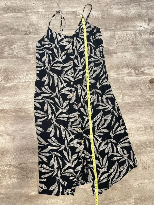 Rip Curl Black and whiteTropical Print Dress - Image 11