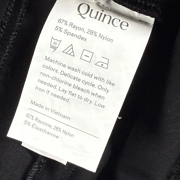 Quince Ultra-Stretch Ponte Bootcut Pants Black Size M LB24691-DKBIZ01-32364 - Image 7