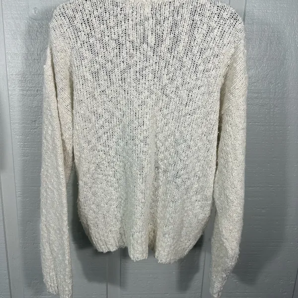 Maggie Lawrence Vintage Ivory Women’s Beaded Sweater Size Medium EUC - Image 5