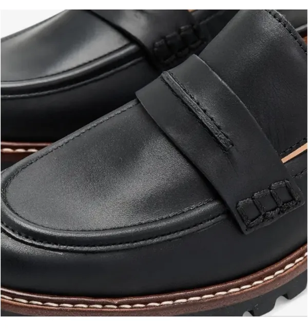 Madewell The Corinne Lugsole Loafers - black size 8 - Image 4