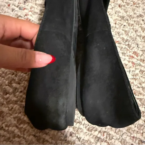 Birdies Heron Flat Black Suede Women- Size 9.5 - Image 6