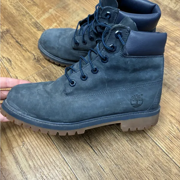 Timberland Men's Dark Blue Boots - Image 6