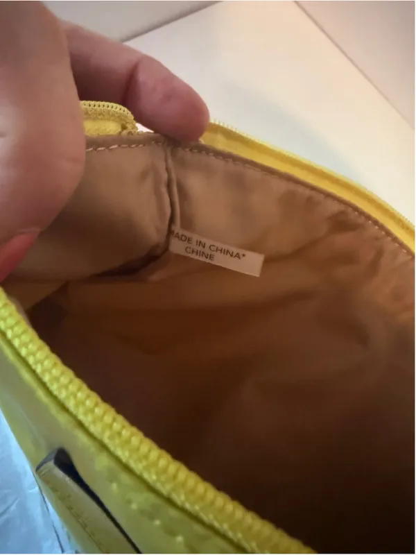 Coach Getaway Signature Nylon Packable Weekender Pouch Citrine F77560 - Image 4