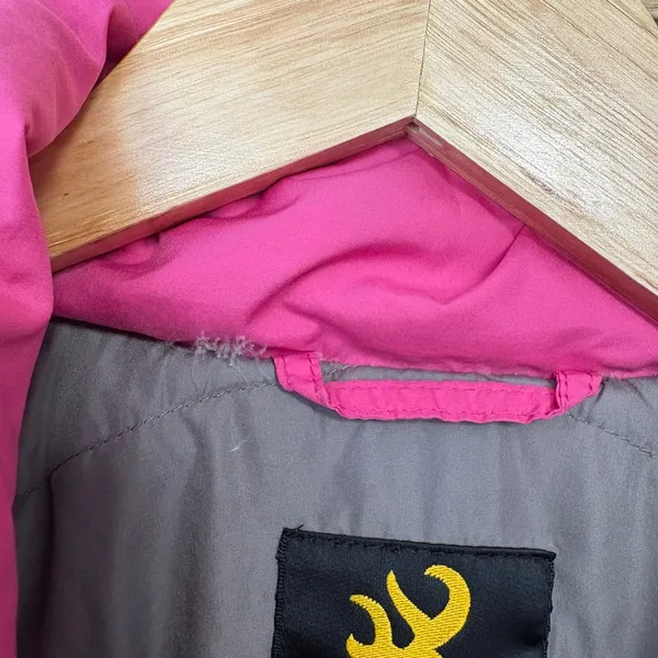 Browning‎ Goose Down Pink Jacket Size XS - Image 9