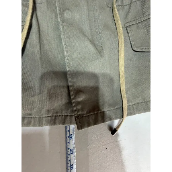 Club Monaco Utility Field Jacket Womens XS Green Tan Contrast Sleeve Gorpcore - Image 7