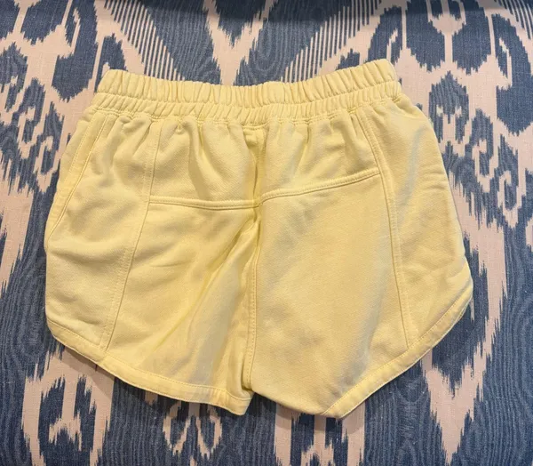 Yellow daily practice (Anthropologie) shorts - Image 3