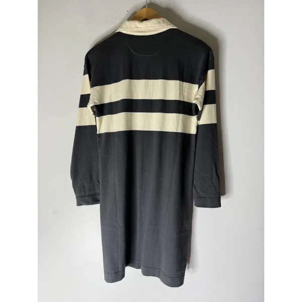 Faherty Rugby Jersey Polo Dress Open Stripe navy white size XS - Image 2