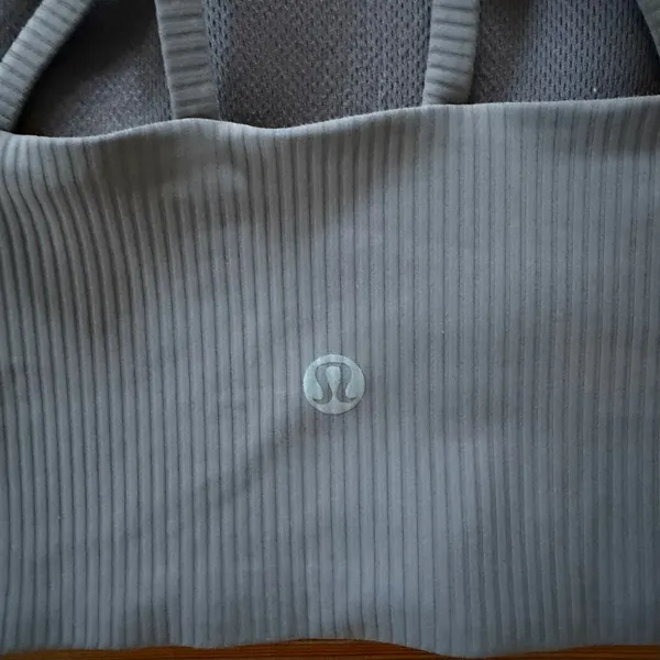 Lululemon Like a Cloud Longline Bra B/C Cup in Light Solar Grey - Image 6