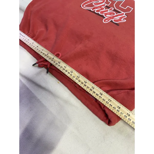 Kansas City Chiefs Cropped Hoodie NFL Graphic Sweatshirt M Football (D35) - Image 4