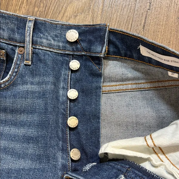 Aritzia Denim Forum Arlo High Rise Straight Ankle - Image 11