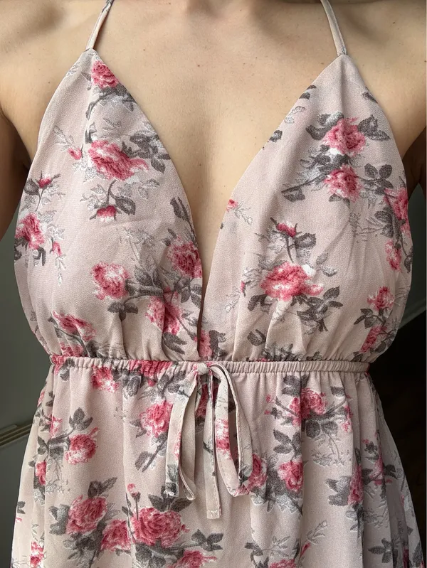 Pink Princess Polly Halter Dress - Image 4