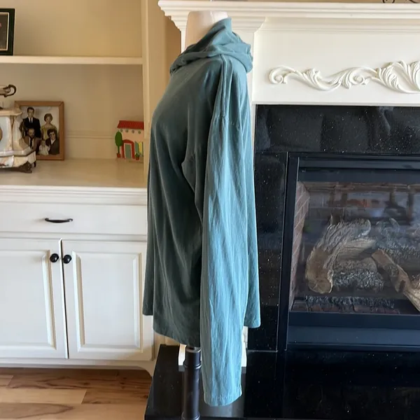 Hoodie Pullover Long Sleeve Comfy Cotton Womens Large Tunic - Image 4