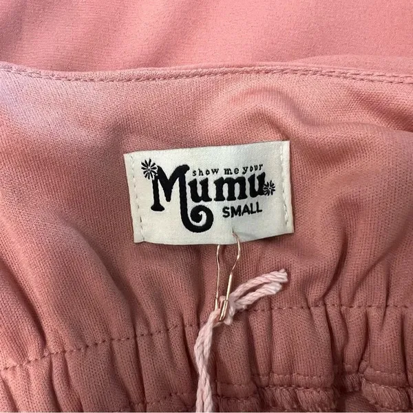 Show Me Your Mumu Caitlin Ruffle Maxi Dress Rustic Mauve Formal Coastal Size S - Image 8