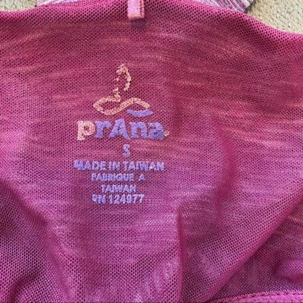 PrAna Women's Amaya Eggplant Purple Space Dye Shelf‎ Bra Racerback Dress Size S - Image 6