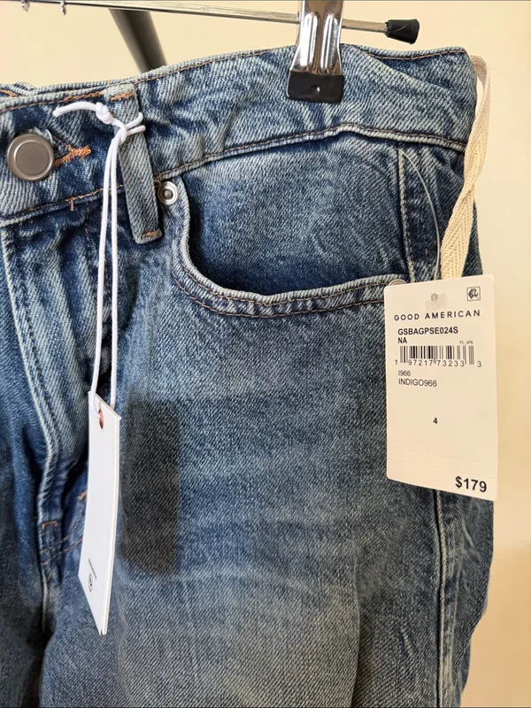 Good American‎ Extreme Barrel Jeans Size 4 27 NWT - Image 5
