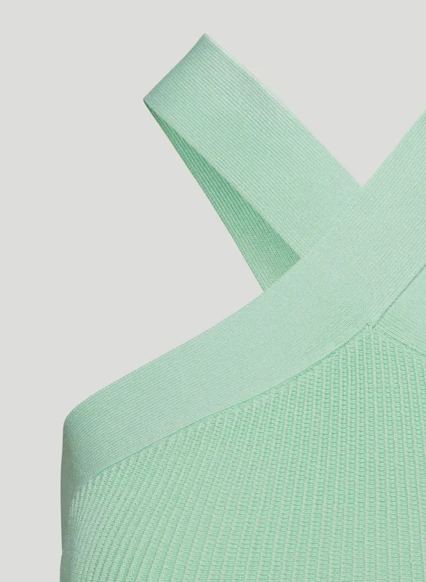 Aritzia Sculpt Knit Criss Cross Cropped Tank - Image 8