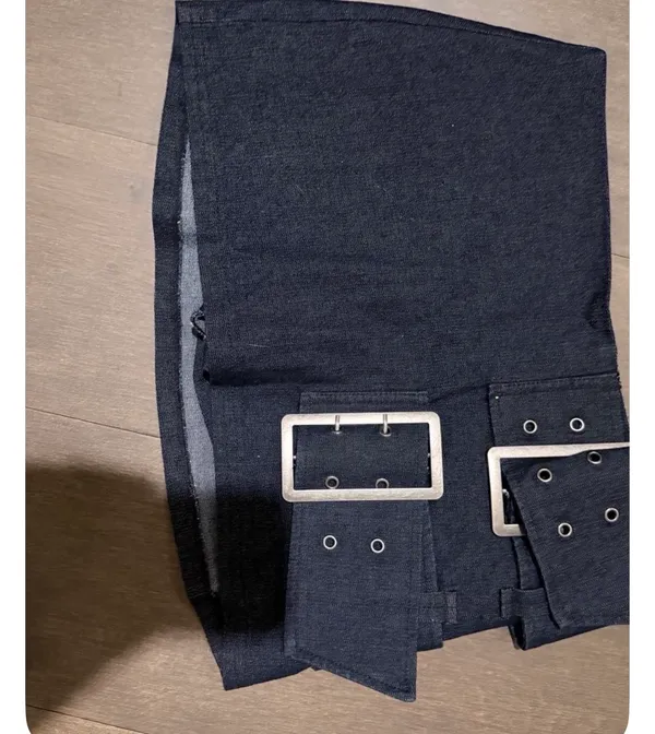 Urban Outfitters Jean Skirt Mini - Image 3