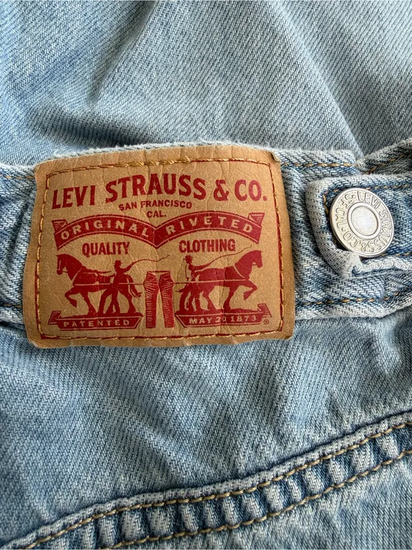 Levi's Light Blue Wide-Leg High-Rise Jeans - Image 4