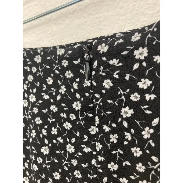 Vintage 90's Witchy Practical Magic Fall Gilmore Girls Prairie Floral Mini Skirt - Image 7