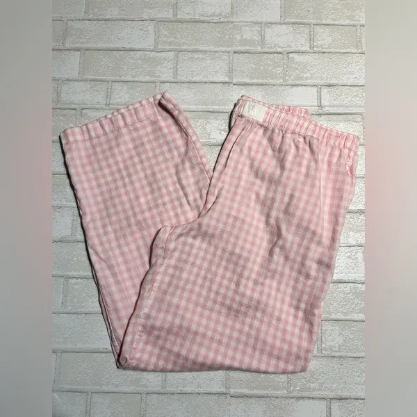 Victoria's Secret Pink Checkered Woman’s Pajama Bottoms - Image 2