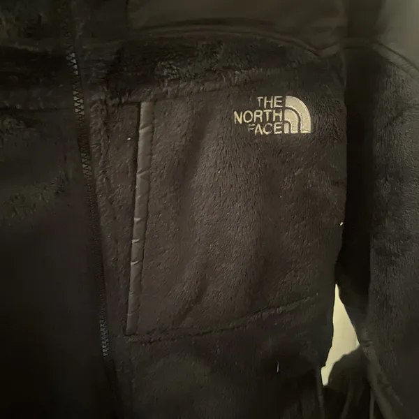 The North Face Women’s Black Fleece Full Zip Jacket Size Medium - Image 2