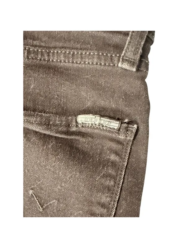 Hudson Women's Blue Jeans Size 25 Mid-Rise Bootcut Stretch Dark Wash Denim Pants - Image 5