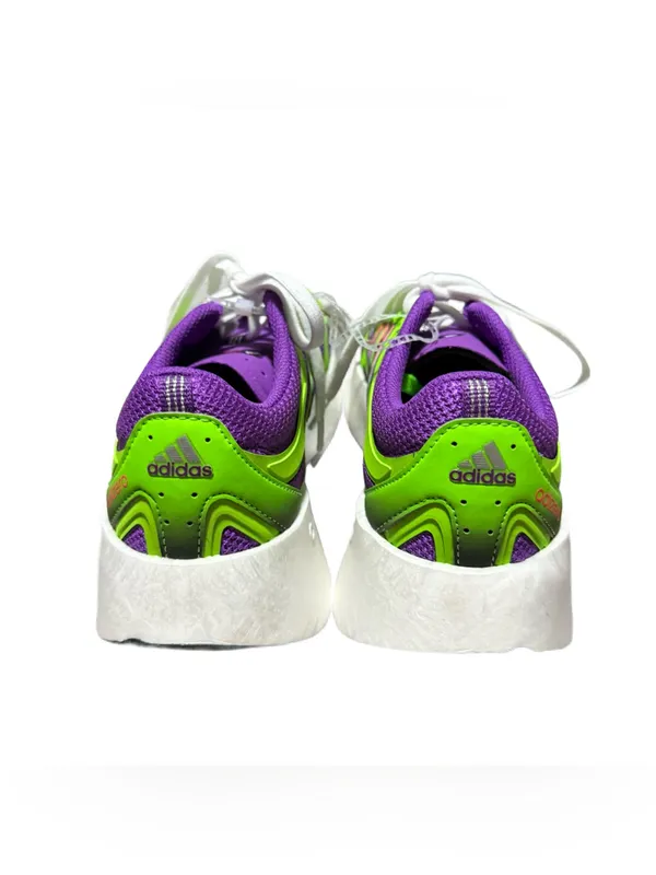adidas Adizero Aruku Lace Up Women's 7.5 Green Purple Sneakers Athletic JP556 NW - Image 4