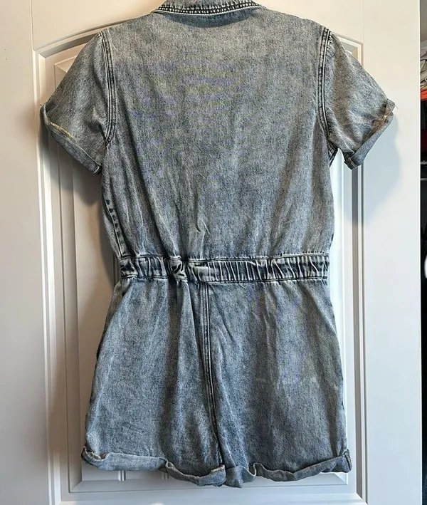 Denim romper Blue Size M - Image 4