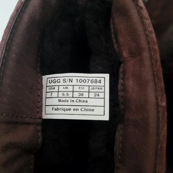 UGG Vilet Pinecone Shearling Sheepskin Cuff Maylin Women's Size 7 - Image 7