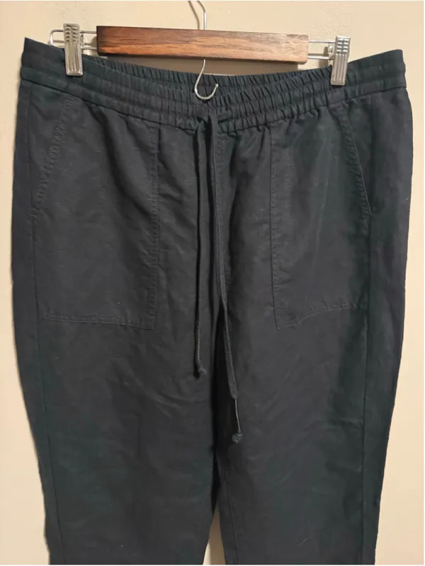 J.Crew Seaside Linen Blend Pant- Size Medium Tall - Image 5