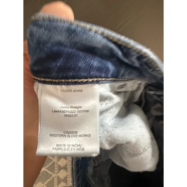 Silver Jeans Co‎ Avery Straight Leg High Rise Curvy Jeans Medium Wash W32 L31 - Image 10
