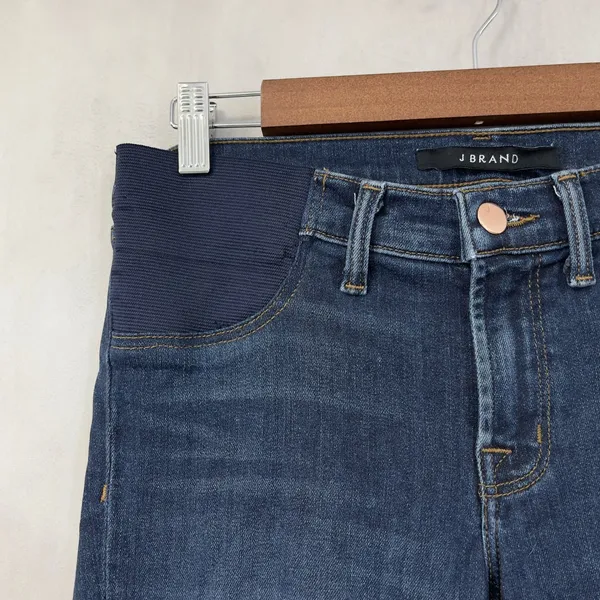 J Brand Mama J Skinny Maternity Jeans Women 26 Fleeting Stretch Minimalist Chic‎ - Image 3