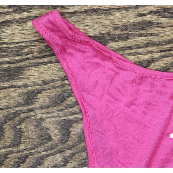 NWT Bass Womens Sleeveless Tank Scoop Neck Top 480321173 Pink M - Image 9